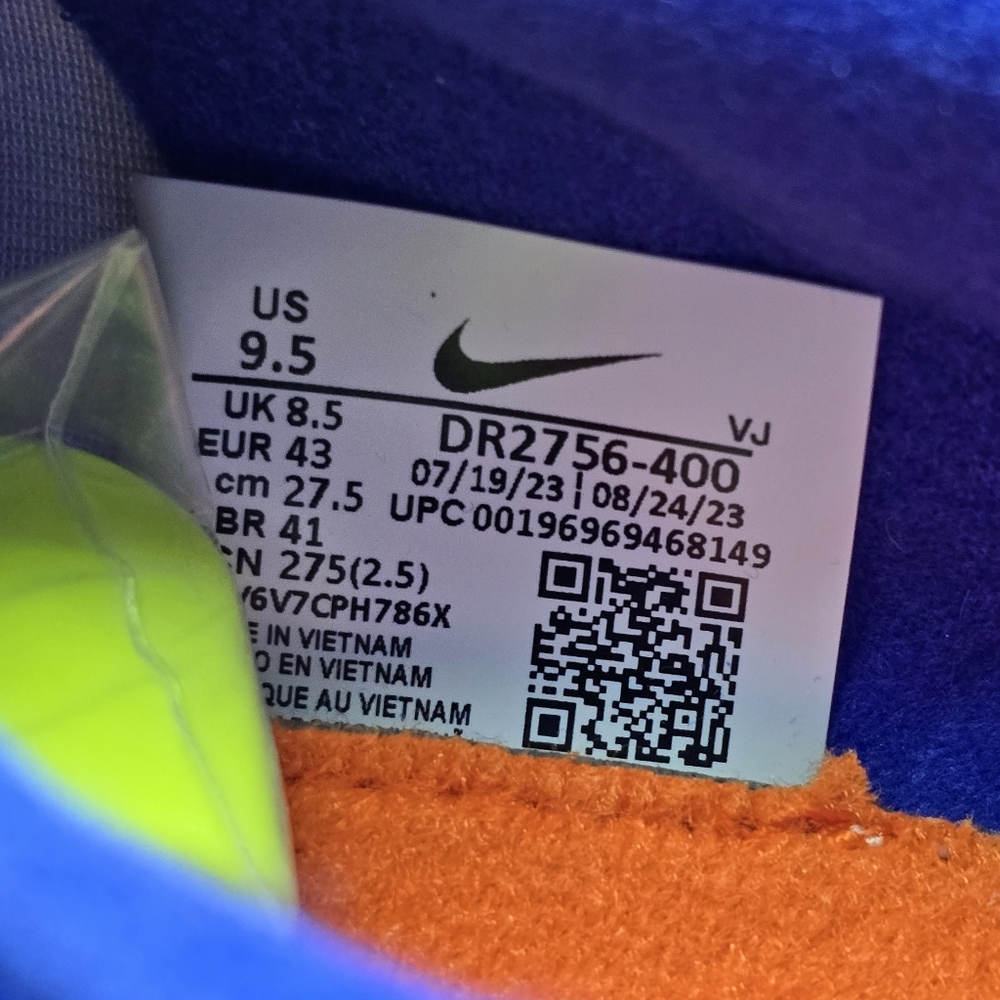 Nike Zoom Rival Jump‎ Men's Size 9.5 Track Shoes Spikes Blue DR2756-400 New - Picture 8 of 8